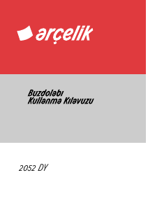 Kullanım kılavuzu Arçelik 2052 DY Dondurucu