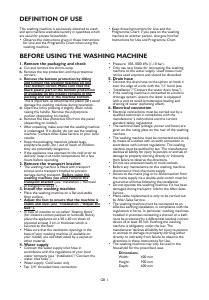 Manual Bauknecht WAK 6312 Washing Machine
