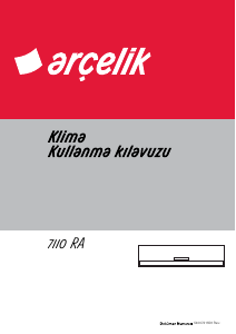 Kullanım kılavuzu Arçelik 7110 RA Klima