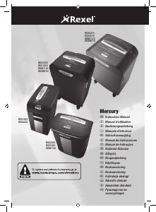 Manual Rexel Mercury RDM1170 Paper Shredder