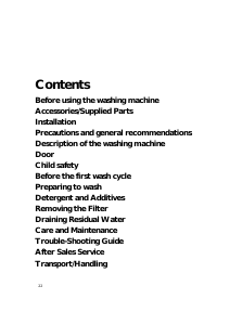 Manual Bauknecht WAP 8988 Washing Machine