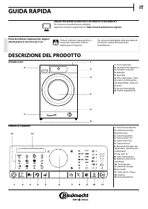 Manuale Bauknecht WAPC 88540 Lavatrice