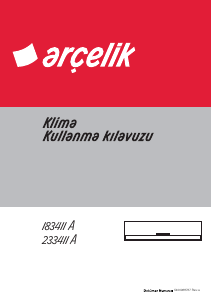 Kullanım kılavuzu Arçelik 183411 A Klima