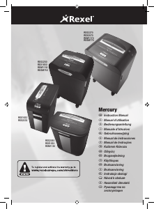 Manual Rexel Mercury RDS2250 Destruidora de papel