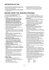 Manual Bauknecht WAT 610 Washing Machine