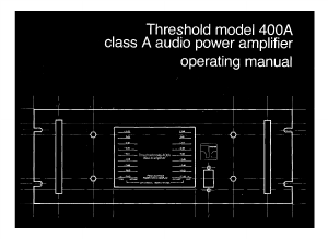 Manual Threshold 400A Amplifier