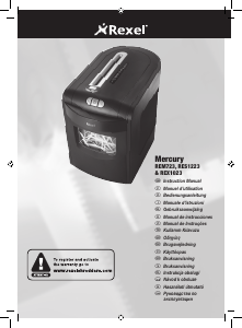 Manual de uso Rexel Mercury RES1223 Destructora