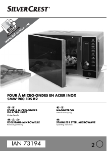 Mode d’emploi SilverCrest SMW 900 EDS B2 Micro-onde