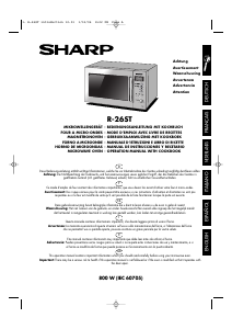 Mode d’emploi Sharp R-26ST Micro-onde