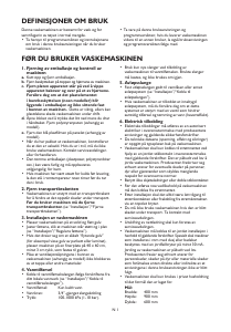 Bruksanvisning Bauknecht WAT Uniq 612 FLD Vaskemaskin