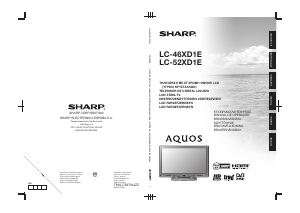 Bruksanvisning Sharp AQUOS LC-52XD1E LCD-TV