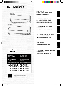 Instrukcja Sharp AE-AP18KR Klimatyzator