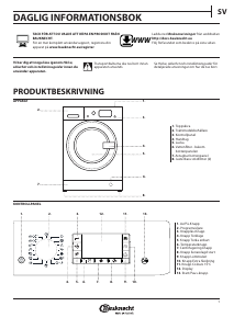 Bruksanvisning Bauknecht WATK Prime 11716 Tvättmaskin