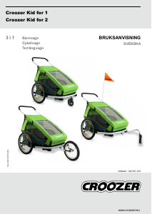 Bruksanvisning Croozer Kid for 1 Cykelvagn