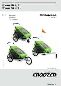 Bruksanvisning Croozer Kid for 2 Cykelvagn