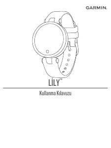 Kullanım kılavuzu Garmin Lily Akıllı kol saati