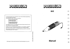 Bedienungsanleitung Proxxon IB/E Multifunktionswerkzeug