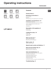 Käyttöohje Hotpoint LFF 8M121 C EU Astianpesukone