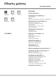 Manual Hotpoint LFF 8M121 CX EU Maşină de spălat vase