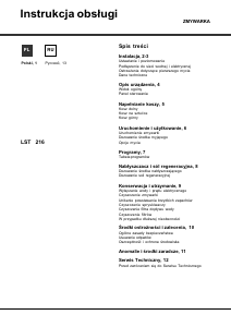 Instrukcja Hotpoint LST 216 A/HA Zmywarka