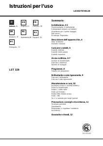 Manuale Hotpoint LST 329 AX_HA Lavastoviglie