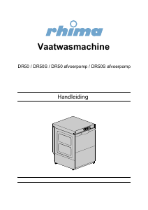 Handleiding Rhima DR 50 Vaatwasser