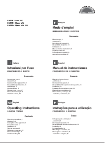 Manuale Hotpoint ENTM 182A0 VW Frigorifero-congelatore