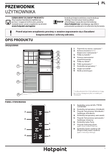 Instrukcja Hotpoint NFFUD 191 X Lodówko-zamrażarka