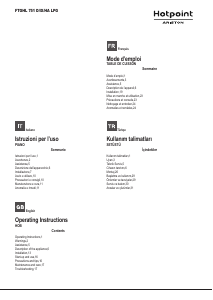 Mode d’emploi Hotpoint FTGHL 751D/IX/HA LPG Table de cuisson