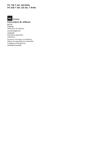 Manual Hotpoint PC 750 T (AN) R /HA Plită