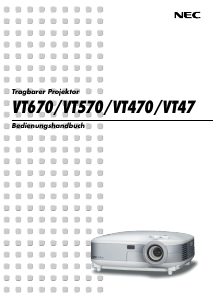 Bedienungsanleitung NEC VT570 Projektor