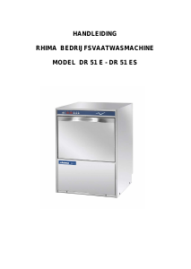 Handleiding Rhima DR 51 ES Vaatwasser