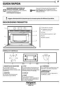 Manuale Hotpoint MD 344 IX HA Microonde