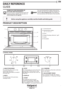 Manual Hotpoint MD 344 IX HA Microwave