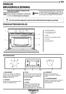 Brugsanvisning Hotpoint MD 344 IX HA Mikroovn