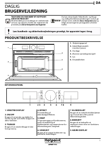 Brugsanvisning Hotpoint MD 554 IX HA Mikroovn