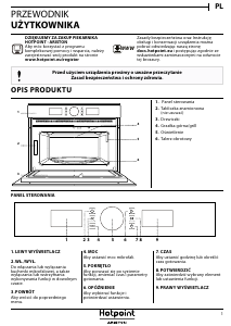 Instrukcja Hotpoint MD 554 IX HA Kuchenka mikrofalowa