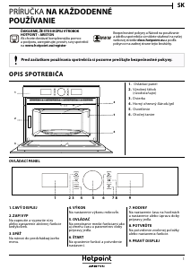 Návod Hotpoint MD 554 IX HA Mikrovlnná rúra