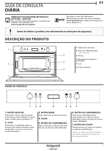 Manual Hotpoint MD 664 IX HA Micro-onda