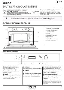 Mode d’emploi Hotpoint MD 664 IX HA Micro-onde