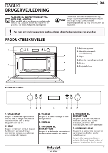 Brugsanvisning Hotpoint MD 764 BL HA Mikroovn