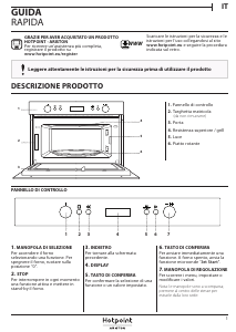 Manuale Hotpoint MD 764 IX HA Microonde