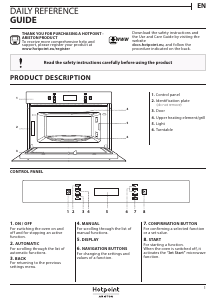 Manual Hotpoint MD 773 IX HA Microwave