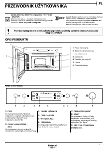 Instrukcja Hotpoint MN 413 IX HA Kuchenka mikrofalowa