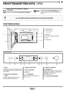 Käyttöohje Hotpoint MN 413 IX HA Mikroaaltouuni