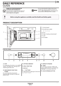 Manual Hotpoint MN 413 IX HA Microwave