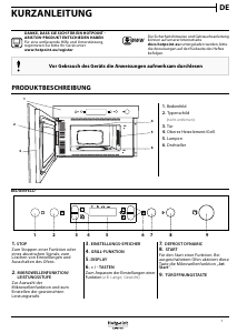 Bedienungsanleitung Hotpoint MN 413 IX HA Mikrowelle