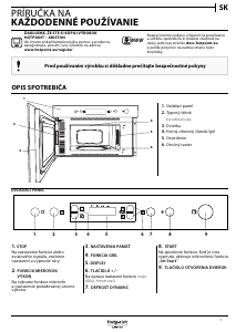 Návod Hotpoint MN 513 IX HA Mikrovlnná rúra