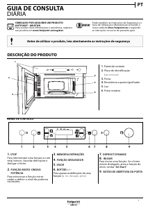 Manual Hotpoint MN 513 IX HA Micro-onda