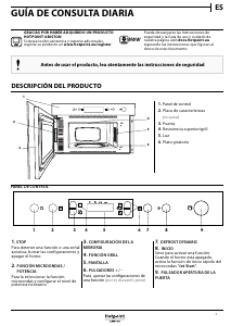 Manual de uso Hotpoint MN 513 IX HA Microondas